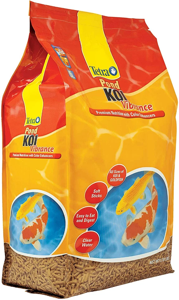 Tetra Pond Koi Vibrance Sticks Food, Crab Free, 5.18 Pounds - Image 1 of 3
