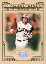 2008 Donruss Threads Diamond Kings Silver #22 Taylor Teagarden /250