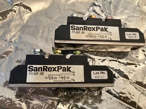 2pc PE40F-80  SanRexPak Power Thyristor Modules, 40Amps, 800V - Picture 1 of 2