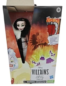 Muñeca Disney Villains Cruella De Vil - Hasbro - Juguetes NUEVO - Imagen 1 de 12