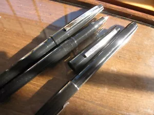 Vintage Pentel Rolling Writer Three Pens Black - Picture 1 of 2