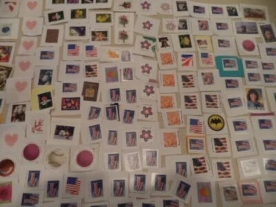 100 GENUINE FOREVER $78 US POSTAGE STAMPS NOT USED AS INTENDED PURPOSE ON PAPER - Image 1 of 4