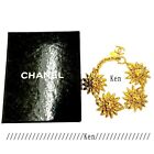 Chanel Bracelet Bangle Auth Coco Cc Chain Logo Vintage 21Cm Gold Lion Rare F/S