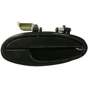 Door Handle For 2000-2005 Buick LeSabre Sedan Front Right Smooth Black Plastic
