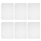 30Pcs 6-Ring Binder Photo Pockets Album Refill Pages