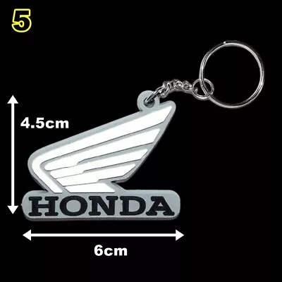 K12 Honda Keychain Keyring Rubber Key chain Car Motorcycle Gift Metal Pendant - Image 1 of 4