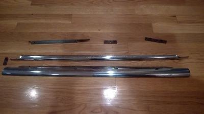 Cadillac Series 61 1950 clásico superior e inferior pasajero trasero moldura ventana cromada Foto 1 de 4