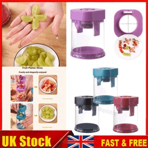 Grape Divider Cutter Fruit Cutter Cup Creative Strawberry Slicer Kitchen Aid - Picture 1 of 15