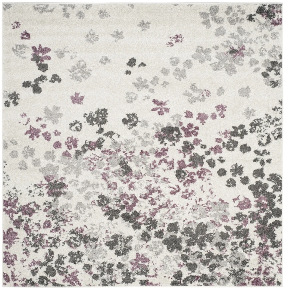 Safavieh Adirondack IVORY / PURPLE 6' ' Square Rug - ADR115L-6SQ