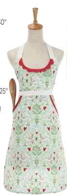 ** DELANTAL DE NAVIDAD ** North Woods by KD Spain ** NUEVO CON ETIQUETAS ** Algodón - ¡¡NUEVO!!  Pekín Foto 1 de 2