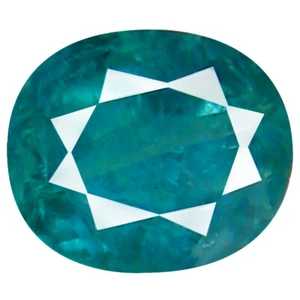 0,20 ct AAA+ VVS-VS oval (4 x 3 mm) grünlichblau Grandidierit - Bild 1 von 1