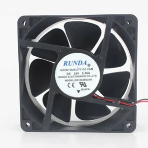 RUNDA RD12038S24H 12038 DC24V 0.36A 2-pin Welding Machine Cooling Fan - Picture 1 of 3