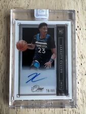 20-21 Panini One And One NBA Basketball Checklist | Sorted by Team 