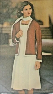 Vintage ©1976 Butterick Sewing Pattern Misses Size 12 Jacket Dress No. 4594 - Picture 1 of 3