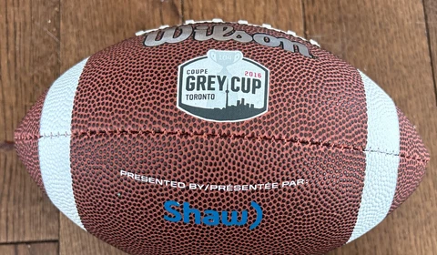 Wilson 2016 Grey Cup CFL FOOTBALL Mini Ball NEW Ottawa 39 Calgary 33 Cover