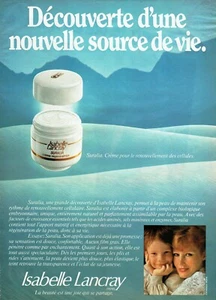 Werbung Advertising 520 1980 Kosmetik Cremes Surlia Isabelle Lancray - Bild 1 von 1
