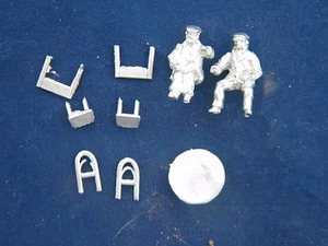 SGTS MESS NC29 1/72 Diecast Two Figures with Chairs and Table - Imagen 1 de 1