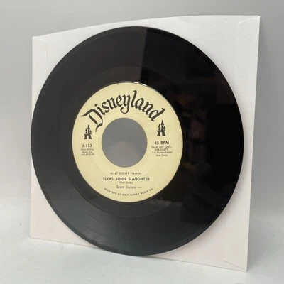 Stan Jones Texas John Slaughter Vinyl 7" Single 45RPM US 1960s? Promo Press VG+ - Image 1 of 2