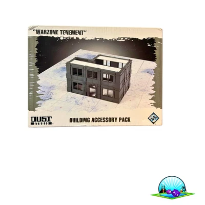 DUST TACTICS Dust Warzone Tenement Building Accessory Pack - Neu in Folie