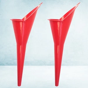 2 Pcs Funnel Automotive Plastic Funnels Fuel Filling Motorcycle Oil - Picture 1 of 11
