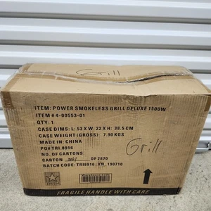 POWER XL SMOKELESS GRILL DELUXE ARTIKEL NAGELNEU!!!!! - Bild 1 von 2