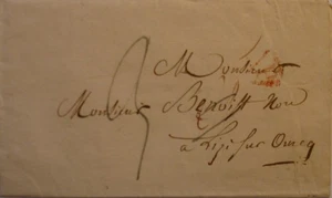 1829 entire: Paris to Lizy-sur-Ourcq. Manuscript '4'. - Picture 1 of 2