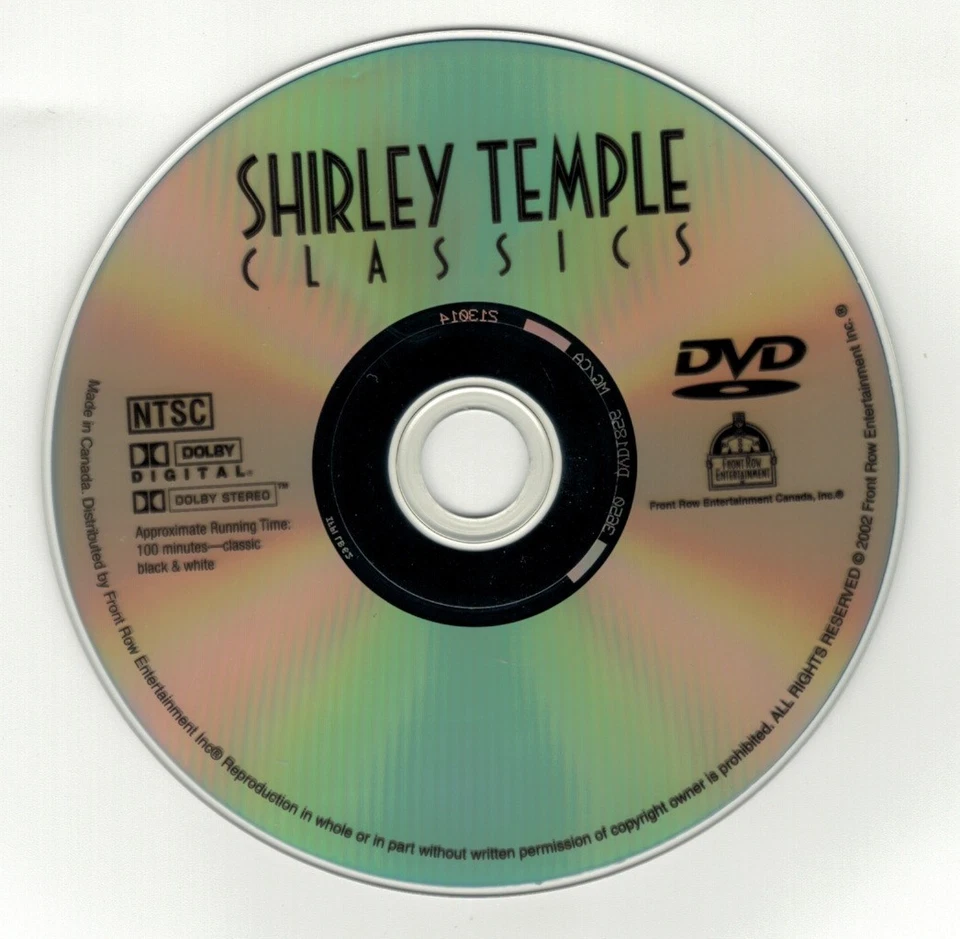 Shirley Temple Classics (DVD disc) collection of short stories - Image 1 of 1