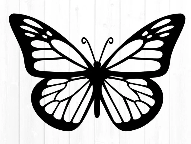 Monarch Butterfly - Decal Sticker - Multiple Colors & Sizes  - FREE SHIP!! - Image 1 of 2