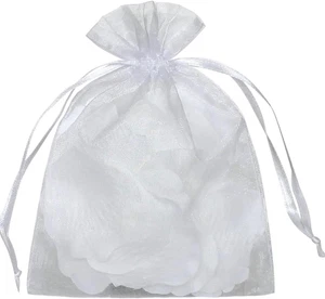 50Pcs Organza Bags 6X9 Inches Drawstring Jewelry Gift Mesh Bags Fruit Protection - Picture 1 of 12