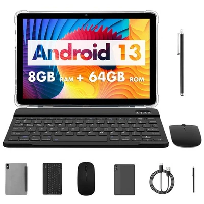 Tablet 10,1" Android Veloce Octa-core 8GB RAM 64GB ROM Wi-Fi 6 Dual Cam - Immagine 1 di 4