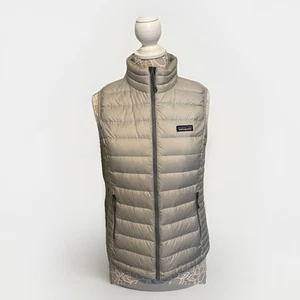 Patagonia Women's Down Outdoor Vest Tailored Grey TGY 84628FA14 Size M - Picture 1 of 11