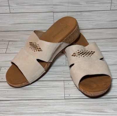 Sandalias ortopédicas de cuña Spence Passport nuevas sin etiquetas, talla 9,5 Foto 1 de 4