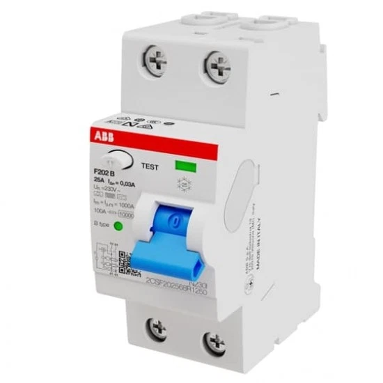 ABB Stotz-Kontakt 2CSF202568R1250 F202B-25/0,03 2P B25A 30mA 3kA 2TE ... - Bild 1 von 1