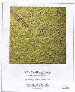 2018 KAY WALKINGSTICK c1983 Sun Dance Art Gallery Exhibit Ad - Picture 1 of 1