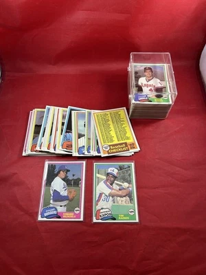 1981 Topps Traded Complete Set 727-858 Valenzuela Raines RC NM No Box - Image 1 of 4