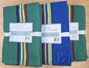  3-Pack Cotton Multi-Purpose Kitchen Towels 18" x 28" –Everyday Household Supply - Picture 1 of 6