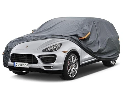 For Porsche Cayenne 2002-2025 Waterproof Car Cover 16 Layers All Weather Zipper Foto 1 de 4