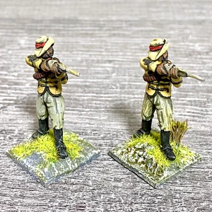 2x 28mm Zulus Fig unmontiert bemalt Metall Miniaturen Zulu War Black Powder #4 - Bild 1 von 4