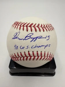 GLENN GRAGGS SIGNIERT OFFIZIELL RAWLINGS MLB MAJOR LEAGUE BASEBALL - 90 WS CHAMPS - BAS - Bild 1 von 4