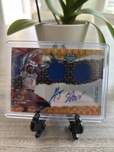 2024-25 Bowman's Best U AJ Storr Dual Patch Auto Orange Geometric Refractor #/25 - Picture 1 of 2