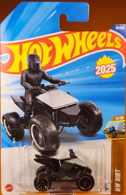 Hot Wheels TESLA CYBERQUAD, Silver, 2025 D-Case  - Image 1 of 3