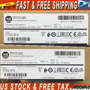 1PZ Nuovo Allen Bradley 1762-IF4 un anno di garanzia US - Foto 1 di 1