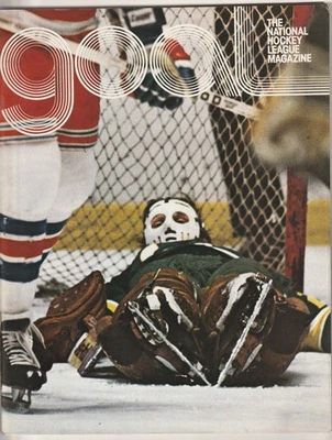 January 23, 1974Red Wings vs Golden Seals  Goal Hockey Program - Image 1 of 3