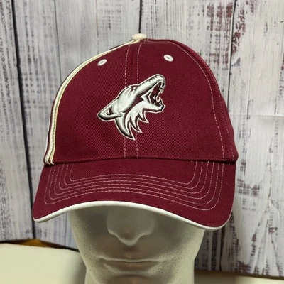 NHL Arizona Coyotes Embroidered Baseball Cap Sports  NEW 1 size fits all Reebok - Image 1 of 4