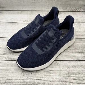 NEW Peter Millar Hyperlight Apollo Sneaker Shoes Navy White 8.5 (MA22EF11 ) - Picture 1 of 10