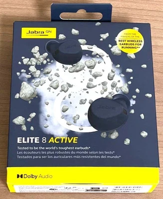 Jabra Elite 8 Active True Wireless Earbuds Noise-cancelling Navy - Image 1 of 2