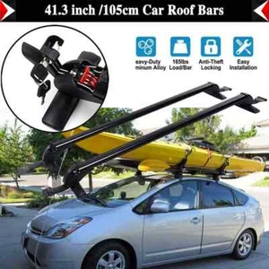 For Toyota for Corolla Roof Rack Cross Bar 41.3" Luggage Carrier Aluminum w/Lock - Picture 1 of 16