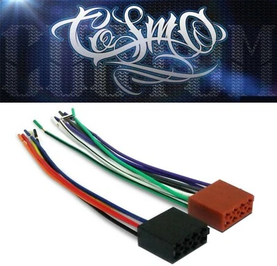 Adattatore ISO Maschio Altoparlanti Alimentazione  Connettore Spinotto Autoradio - Immagine 1 di 3