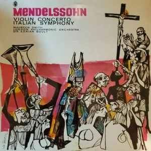 Mendelssohm Violin Concerto Italian Maureen Smith LPO Sir Adrian Boult LP UK EX - Picture 1 of 7
