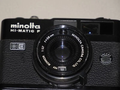 Minolta Hi-Matic F 35mm Objektiv 1:27 - Guter Zustand Auslösung getestet - Bild 1 von 2